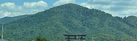 8月の三輪山