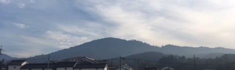 12月の三輪山